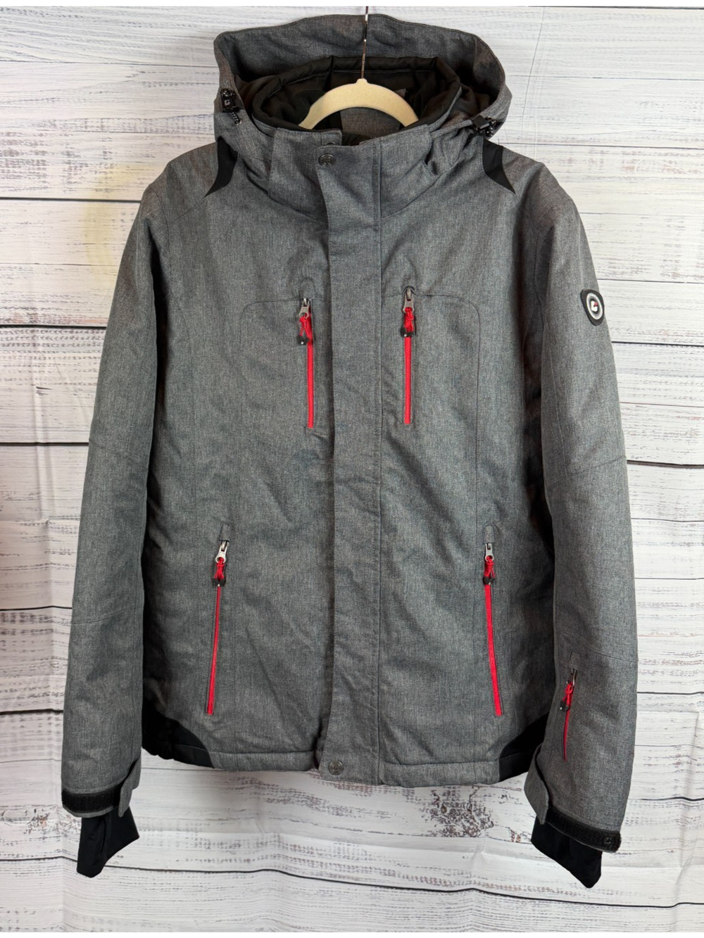 KILLTEC gray mens waterproof breathable windproof insulated jacket M NWOT